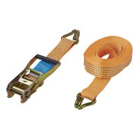 LASHING STRAP WITH RATCHET + 2 HOOKS 8 METERS 5000KG (1PC)