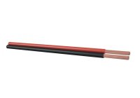 LUIDSPREKER KABEL 2X1,5MM2 ZWART/ROOD (1M-100/ROL)