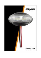 MARKER LAMP 10-30V WHITE 60X34MM LED (1PC)