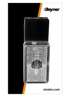 MARKER LAMP WHITE 110X45X51MM (1PC)