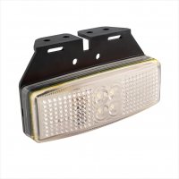 MARKING LAMP 12/24V WHITE 110X40MM LED + HOLDER (1PC)