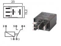 MICRO SWITCH RELAY 24V 5 / 10A (1PC)