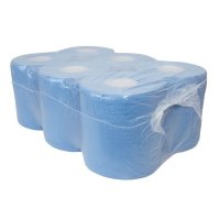 MIDI POETSPAPIER RECYCLED BLAUW 2L VERLIJMD (1 ROL)