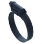 MIKALOR HOSE CLAMP BLACK ZINC PLATED W3 BR 12MM 25-40MM (50)