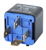 MINI RELAIS 12V OPEN 30A 4-POLIG (10)