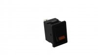 MINI ROCKER SWITCH 4-POLE ON/OFF LED - RED 10A 12V, 12V LED (1PC)