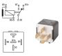 MINI SWITCH RELAY 12V 20 / 30A WITH RESISTOR 5 POLES (1PC)