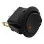 MINI WIPSCHAKELAAR ROND ON/OFF 3-POLE AMBER/ORANJE 12V 10A, 12V LED (1ST)