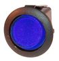 MINI WIPSCHAKELAAR ROND ON/OFF 3-POLE BLAUW 12V 10A, 12V LAMP (1ST)