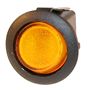 MINI WIPSCHAKELAAR ROND ON/OFF 3-POLE GROEN 12V 10A, 12V LAMP (1ST)