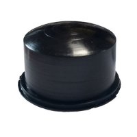 MOER BESCHERMKAP PE ZWART LAAG MODEL MET FLENS M6 = SW10 (100) MOER BESCHERMKAP PE ZWART LAAG MODEL MET FLENS M6 = SW10 (100)