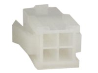 MOLEX HOUSING WHITE 4-PIN (BULK) (1PCS)