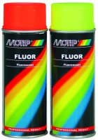 MOTIP FLUORESCENT LACQUER RED/ORANGE 400ML (1PC)