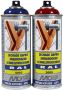 MOTIP PEINTURE RAL INDUSTRIAL BLEU BRILLANT RAL 5007 400ML (1PC)