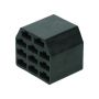 MULTICONNECTOR BLACK FEMALE 11 PINS (10PCS)