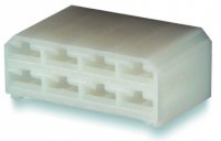 MULTICONNECTOR WIT MALE 8-WAY (50)