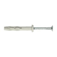 NAGELPLUG MET CILINDER KRAAG VERZINKT 8X80 (100)