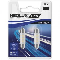 NEOLUX 12V LED RETROFIT 6000K C5W 36MM (1PC) NEOLUX 12V LED RETROFIT 6000K C5W 36MM (1PC)