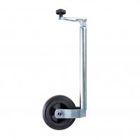 NOSE WHEEL 35MM PLASTIC RIM + RUBBER TYRE 160X40MM (1PC)
