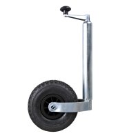 NOSE WHEEL 48MM PLASTIC RIM WITH AIR TIRE 260X85MM (1PC)
