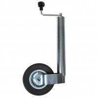 NOSE WHEEL 60MM RIM METAL WITH RUBBER TIRE 220X65MM (1PC)