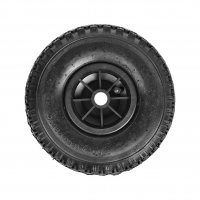 NOSE WHEEL TIRE PLASTIC RIM WITH AIR TIRE 260X85MM (1PC)