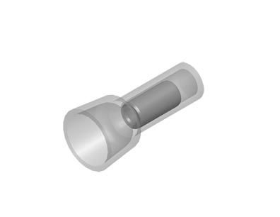 nylon gesoleerde gesloten eindconnector 4060mm 100st nylon gesoleerde gesloten eindconnector 4060mm 100st