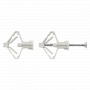NYLON HOLLEWANDPLUG + VK-SCHROEF VERZINKT 8X40 (25)