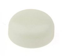 NYLON LICENSE PLATE SCREW COVERING CAP WHITE (1000)