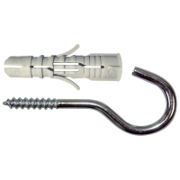 NYLON MULTIFUNCTIONELE PLUG MET SCHROEFHAAK 4X35 (50)