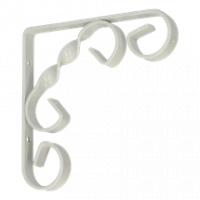 ORNAMENTAL SHELF BRACKET 150X150 WHITE ORNAMENTAL SHELF BRACKET 150X150 WHITE