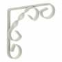 ORNAMENTAL SHELF BRACKET 200X200 WHITE