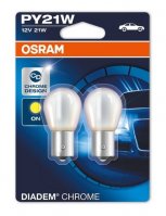 OSRAM DUOPACK12V 21W BAU15S DIADEM CHROME (1PC)