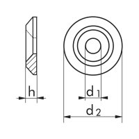 PA 6.6 KRAALRRING GESLOTEN MODEL WIT M3 (100)
