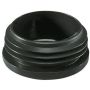 PE INSLAGDOP ROND ZWART 16MM (1-2) (25)