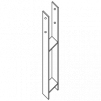 PIEDS DE POTEAU H 91X600X60X6 GÀC