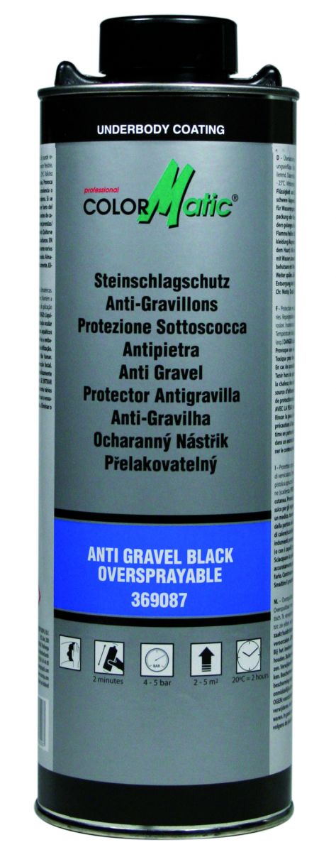 pistolet colormatic anti gravier noir 1pc pistolet colormatic anti gravier noir 1pc