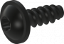 PLASTITE 30° ZWART GEPASSIVEERD LBK-PLS TORX 4,0X12