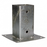 POST HOLDER W. ANCHOR PLATE 91X150 HDG POST HOLDER W. ANCHOR PLATE 91X150 HDG