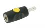 PREVOST COUPLEUR AUTO-OBTURANT BOUTON JAUNE TUYAU 06MM (1PC)