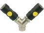 PREVOST VE KOPP BUTTON YELLOW HOSE 10 MM (1PC)