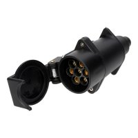 PRISE 7 PÔLES PVC + COUVERCLE (1PC) PRISE 7 PÔLES PVC + COUVERCLE (1PC)