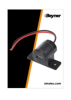 PRISE DE MONTAGE USB 2100MA 12V / 24V (1PC) PRISE DE MONTAGE USB 2100MA 12V / 24V (1PC)