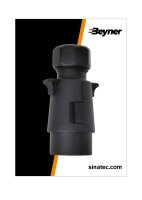 PRISE PVC 7 PÔLES AVEC RACCORDEMENT CHAUSSURE CABLE (1PC) PRISE PVC 7 PÔLES AVEC RACCORDEMENT CHAUSSURE CABLE (1PC)