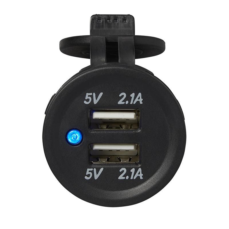 PRISE USB ENCASTRABLE DOUBLE 12V/24V 4.2A (1PC) Sinatec Europe BV
