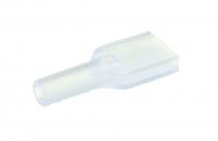 PVC COVER FOR TERMINALS TRANSPARENT 2.8 (100PCS)