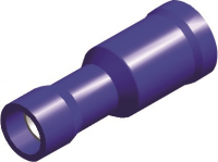 PVC ECONOMY INSULATED FEMALE BULLET DISCONNECTORS BLUE 1,5-2,5 4,0MM (100)