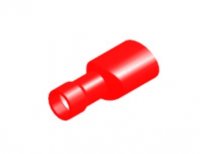 PVC FULLY-INSULATED FEMALE DISCONNECTORS RED 4,8X0,8 (1000PCS)