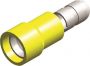 PVC INSULATED MALE BULLET DISCONNECTORS YELLOW 5,0 (500PCS)