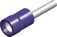PVC INSULATED PIN TERMINALS BLUE (1,9X12) (5PCS)